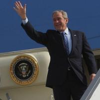 America Looks to New Hampshire, Bush Goes to Jerusalem
