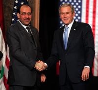 President George W. Bush and Prime Minister Nouri al-Maliki, Nov. 30, 2006, in Amman, Jordan. White House photo by Paul Morse.
