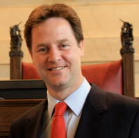 Clegg Rides Anti-Politician Wave in Britain
