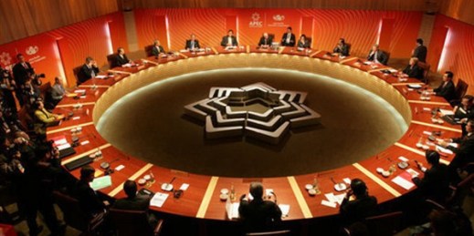 APEC Leaders Retreat, Sydney, Australia, 2007 (White House photo by Eric Draper).