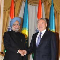 India Courts a Distant Kazakhstan