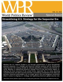 Special Report: Streamlining U.S. Strategy for the Sequester Era