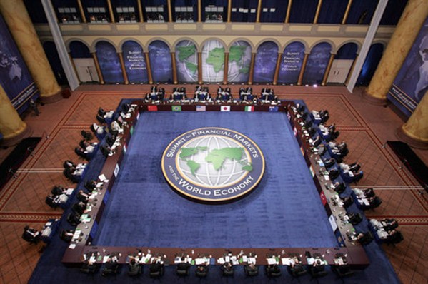 The Summit on Financial Markets and the World Economy, November 2008, Washington, D.C. (White House photo by Joyce N. Boghosian).