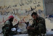 FSA rebels cleaning their AK47s, Aleppo, Syria, Oct. 19, 2012 (photo via Wikimedia, licensed under the Creative Commons Attribution-Share Alike 3.0 Unported license).