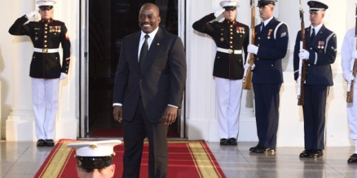 President of the Democratic Republic of Congo Joseph Kabila at the U.S. Africa Leaders Summit, Aug. 5, 2014 (AP photo by Susan Walsh).
