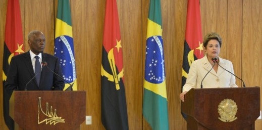 Brazilian President Dilma Rousseff and Angolan President Jose Eduardo dos Santos, Brasilia, Brazil, June 16, 2014 (Agência Brasil photo by Fabio Rodrigues Pozzebom).
