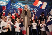 France’s far right presidential candidate and National Front party president Marine Le Pen attends a political rally in Chateauroux, France, Feb. 26, 2012 (Sipa via AP Images).