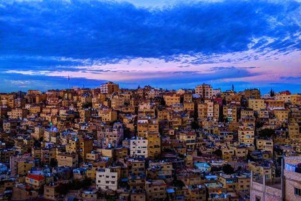 Skyline of Amman, Jordan, Nov. 22, 2013 (photo by Flickr user mahmoodphoto licensed under the Creative Commons Attribution 2.0 Generic license).