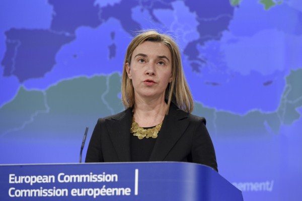 EU foreign policy chief Federica Mogherini at the launch of a consultation on the future of the European Neighborhood Policy, Brussels, Belgium, March 4, 2015 (European Commission photo).