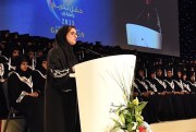 Graduation ceremony of Zayed University, Qatar, May 27, 2015 (Zayed University photo).