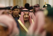 Saudi Arabia's King Salman attends a ceremony at the Diwan royal palace in Riyadh, Saudi Arabia, Jan. 24, 2015 (AP photo by Yoan Valat).