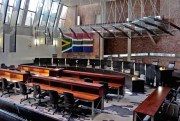 View of the court room of the Constitutional Court, Johannesburg, South Africa, May 28, 2012 (photo by Flickr user imsbildarkiv licensed under the Creative Commons Attribution-NonCommercial-NoDerivs 2.0 Generic license).