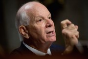 Ranking Member Sen. Ben Cardin, D-Md., during a Senate Foreign Relations Committee hearing on Capitol Hill to review the Iran nuclear agreement, July 23, 2015 (AP photo by Andrew Harnik).