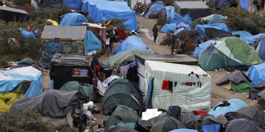 A view of the migrant camp known as the new Jungle, Calais, France, Oct. 21, 2015 (AP photo by Michel Spingler).