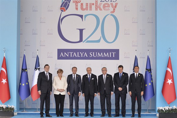 At G-20 Summit, Economics Overshadowed by Paris Attacks