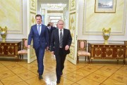 Russian President Vladimir Putin and Syria President Bashar Assad at the Kremlin, Moscow, Russia, Oct. 20, 2015 (Photo by Alexei Druzhinin, RIA-Novosti via AP).