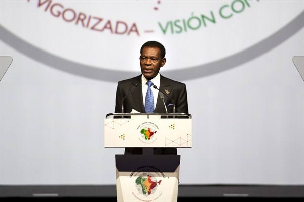 Oil Slump Poses New Challenges for Equatorial Guinea’s Obiang Regime