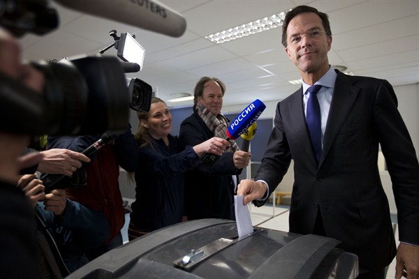 The Netherlands’ Ukraine Referendum Puts EU and Rutte on Warning