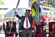 Tanzanian President John Magufuli during his inauguration ceremony, Dar es Salaam, Tanzania, Nov. 5, 2015 (AP photo by Khalfan Said).