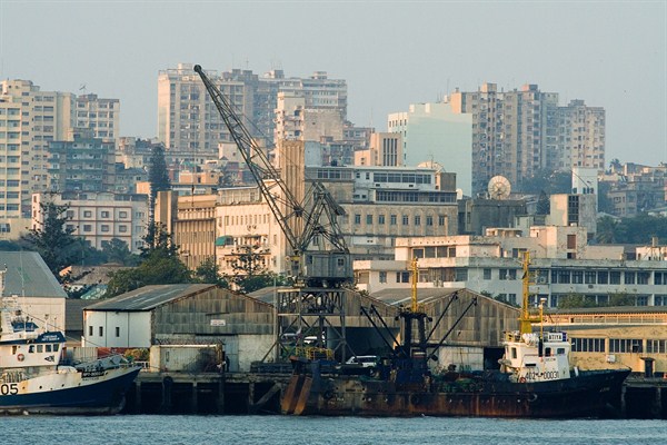 View of the Port of Maputo, Mozambique, Aug. 15, 2006 (Flickr photo by Julien Legarde, licensed under the Creative Commons Attribution-NonCommercial-NoDerivs 2.0 Generic).