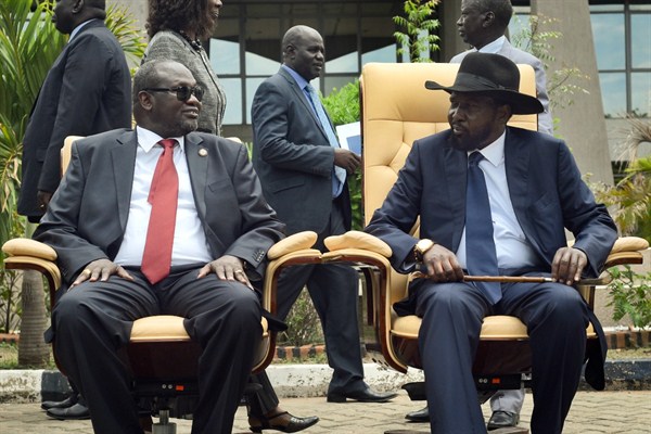 Machar’s Return Only the First Step in Bringing South Sudan Back Together