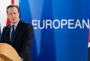 Britain's Prime Minister David Cameron during an EU summit in Brussels, June 28, 2016 (AP photo by Geert Vanden Wijngaert).