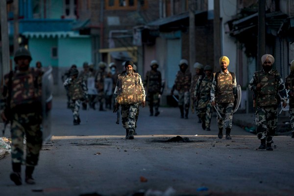 Kashmir Violence Puts Indian Military’s Domestic Security Role in the Spotlight