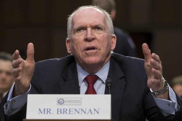 CIA Director John Brennan testifies on Capitol Hill in Washington, June 16, 2016 (AP photo J. Scott Applewhite).