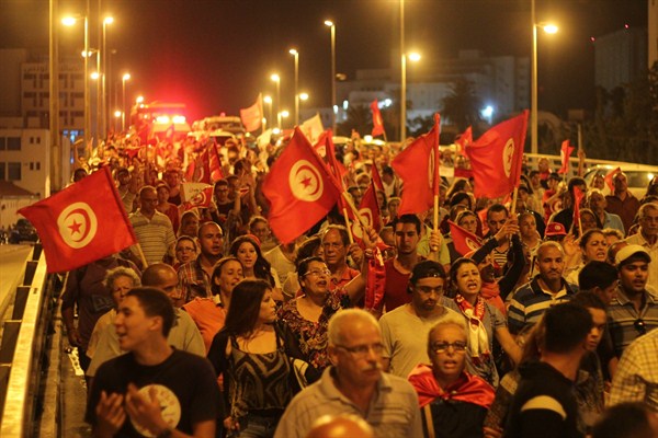 Tunisians rally demanding human rights, Tunis, Tunisia, Aug. 31, 2013 (photo by Amine Ghrabi via flickr, CC BY-NC 2.0).
