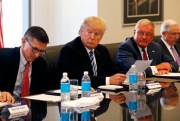 President-elect Donald Trump at a roundtable discussion on national security, New York, Aug. 17, 2016 (AP photo by Gerald Herbert).