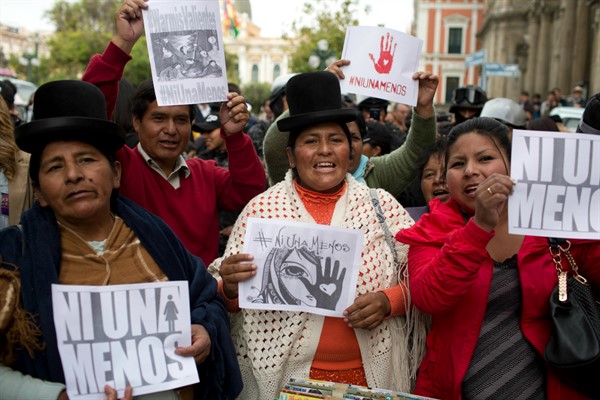 Despite Legal Protections, Violence Against Women Is Spiking in Bolivia