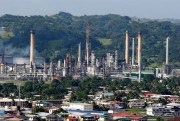 A refinery of the state-owned oil company Petrotrin in Pointe-a-Pierre, Trinidad and Tobago, Sept. 5, 2005 (AP photo by Shirley Bahadur).