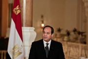 Egyptian President Abdel-Fattah el-Sisi during a press conference, Cairo, March 2, 2017 (AP photo by Nariman El-Mofty).