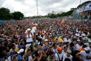 A protest against Venezuelan President Nicolas Maduro, Caracas, Venezuela, Oct. 26, 2016 (AP photo by Ariana Cubillos).
