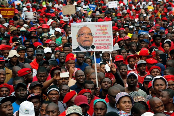 Has South Africa Finally Reached a Tipping Point in Zuma’s Disastrous Presidency?