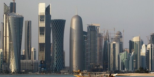 The skyline of Doha’s West Bay neighborhood, Qatar, Jan. 6, 2011 (AP photo by Saurabh Das).