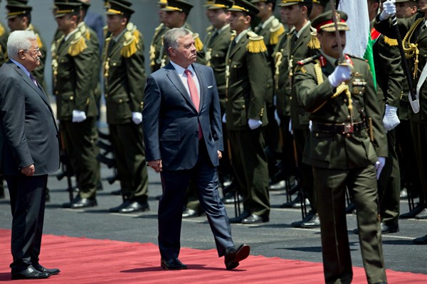 Can Jordan’s Abdullah Keep Walking the Middle East Tightrope?