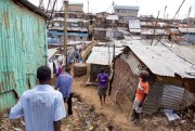 Informal settlements in Nairobi, Kenya, November 24, 2016 (dpa photo by Miro May via AP images).
