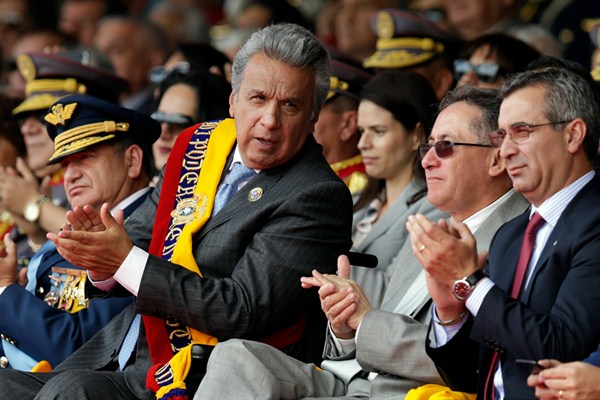 He Outmaneuvered Correa, but How Long Can Ecuador’s Moreno Keep His High-Wire Act Up?