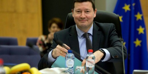 The new secretary-general of the European Commission, Martin Selmayr, waits for the start of a meeting at EU headquarters, Brussels, March 7, 2018 (AP photo by Virginia Mayo).