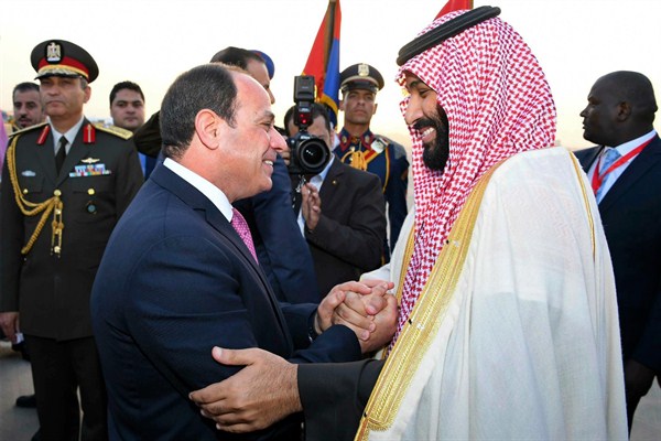 Egypt’s Sisi Gets a Needed Boost From the Saudi Crown Prince’s Visit
