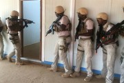 Nigerien police take part in the annual U.S.-led Flintlock exercises, Niamey, Niger, April 13, 2018 (AP photo by Carley Petesch).