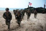 U.S. Marines participate in a U.S.-Thai joint military exercise on Hat Yao beach, Chonburi province, Thailand, Feb. 17, 2018 (AP photo by Sakchai Lalit).