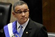 Mauricio Funes, then the president of El Salvador, prepares to speak in the National Assembly, San Salvador, June 1, 2012 (AP photo by Luis Romero).