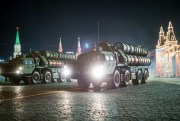A Russian S-400 air defense missile system during a rehearsal for the Victory Day military parade in Moscow, May 3, 2018 (AP photo by Alexander Zemlianichenko). Such systems reduce NATO's ability to counter the Russian threat in Eastern Europe.