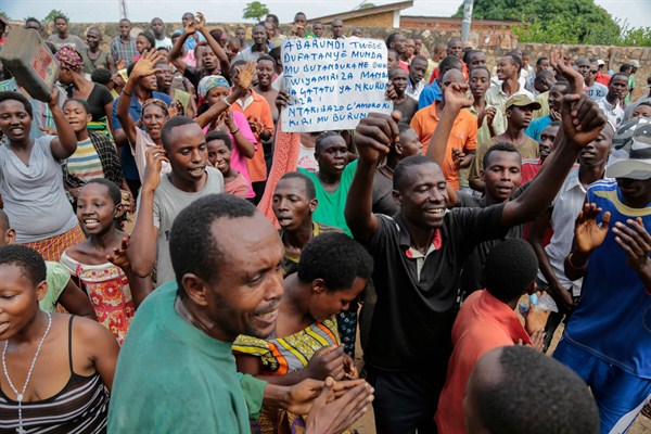 Why Burundi’s Ongoing Political Tensions Risk Devolving Into Ethnic Violence