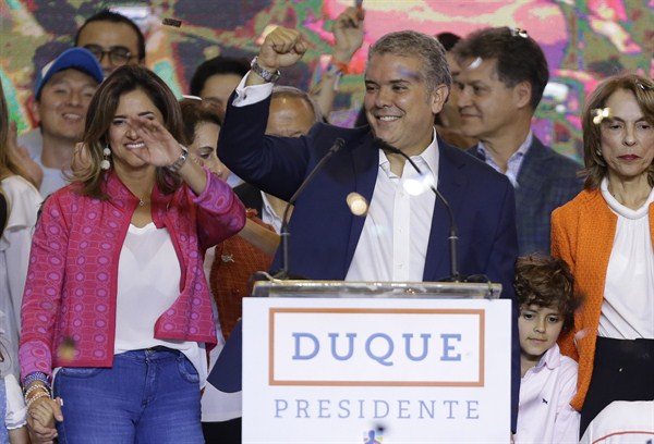 The Domestic Tests Facing Colombia’s President Ivan Duque