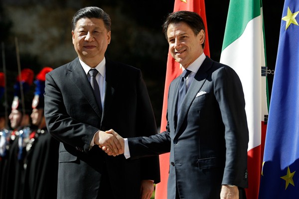 Italy’s Belt and Road Deal With China Widens Rifts in the Euro-Atlantic Alliance