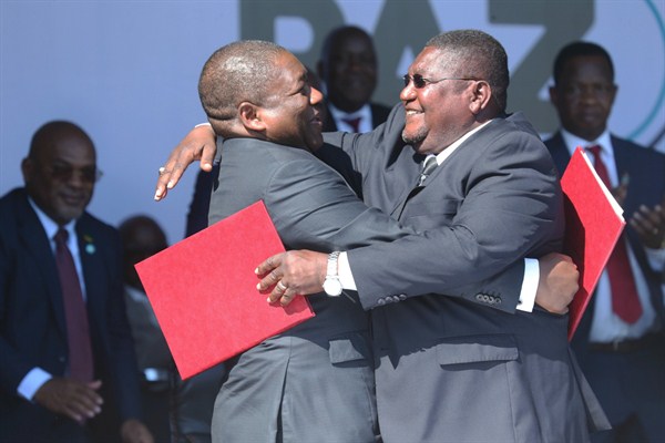 Can Peace Finally Take Hold With a New Accord in Mozambique?