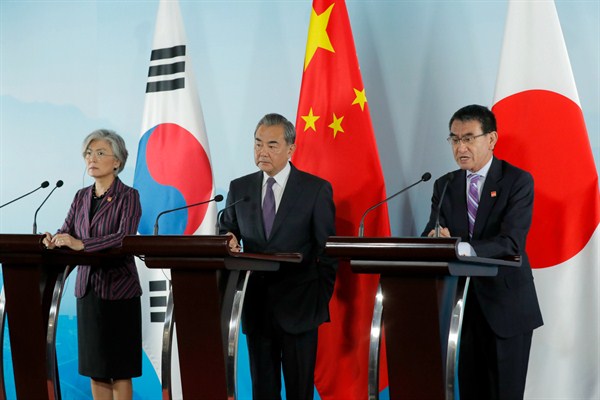 China, Japan and South Korea Cautiously Look to Renew Their Collective Ties
